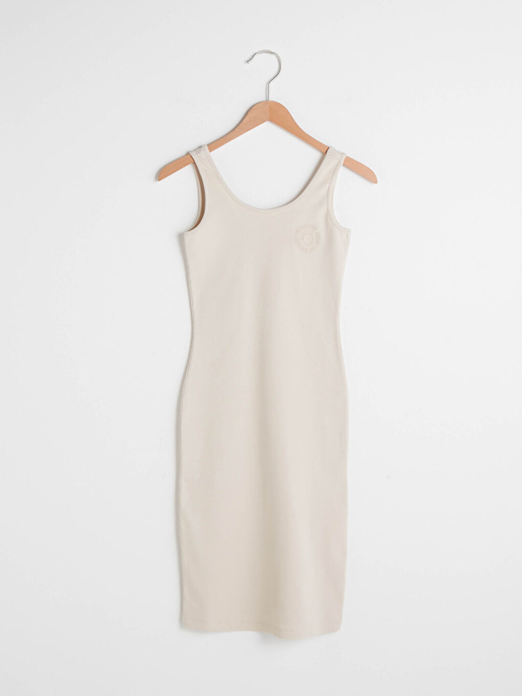 U Neck Printed Cotton Women Dress-8