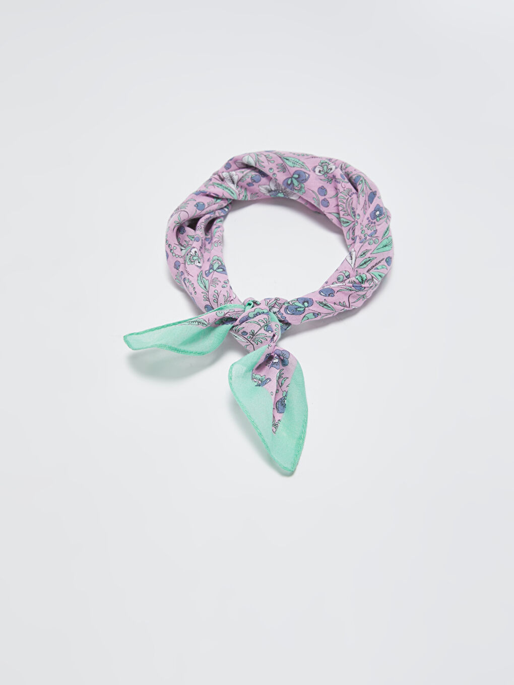 Бандана Женская С Цветочным Принтом-2