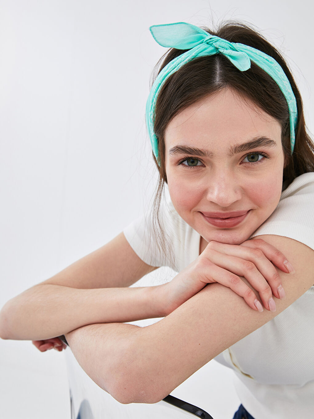 Bandană Imprimată pentru Femei în 2 Bucăți-3