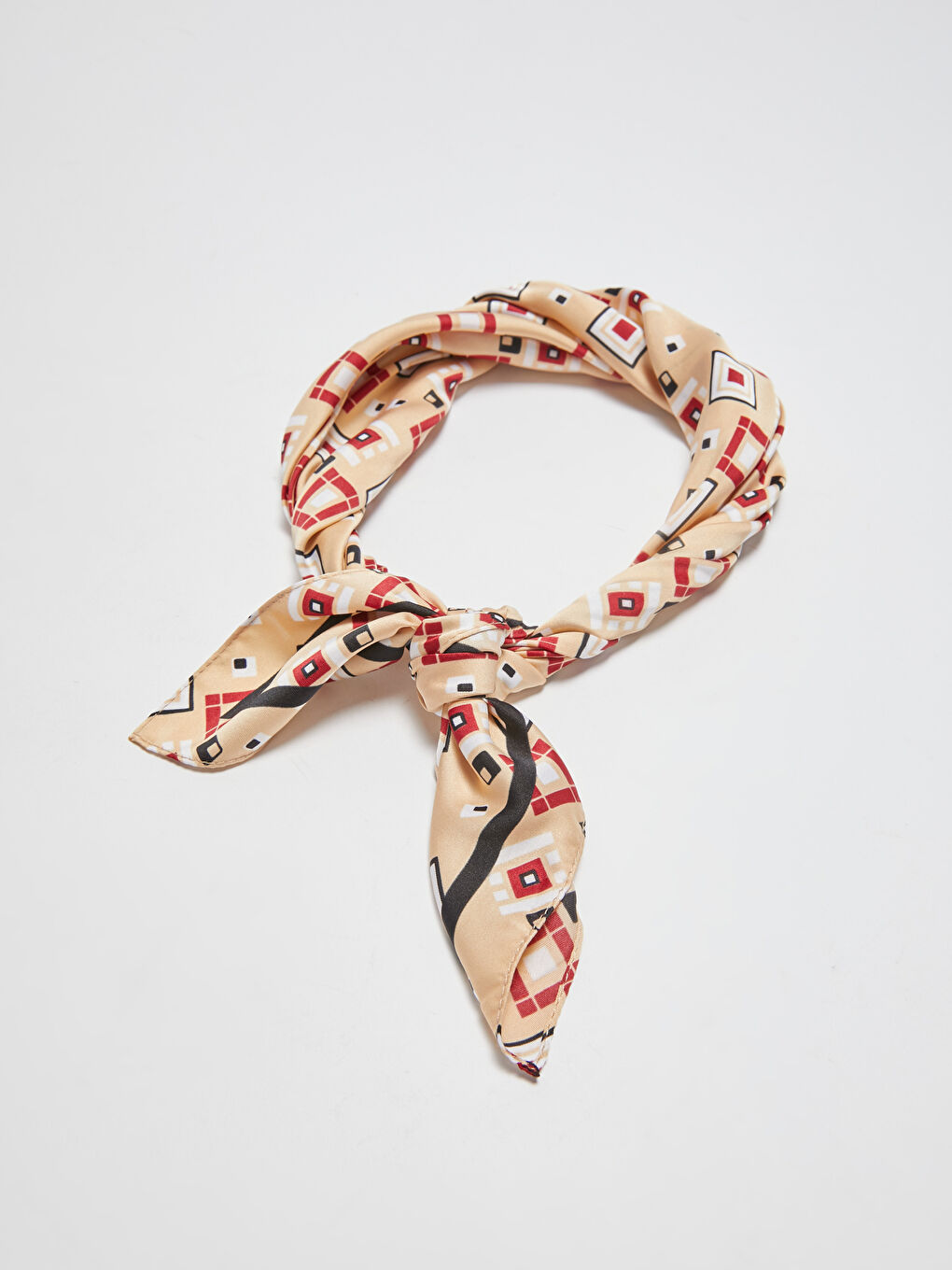 Bandană din Satin Imprimat pentru Femei-2