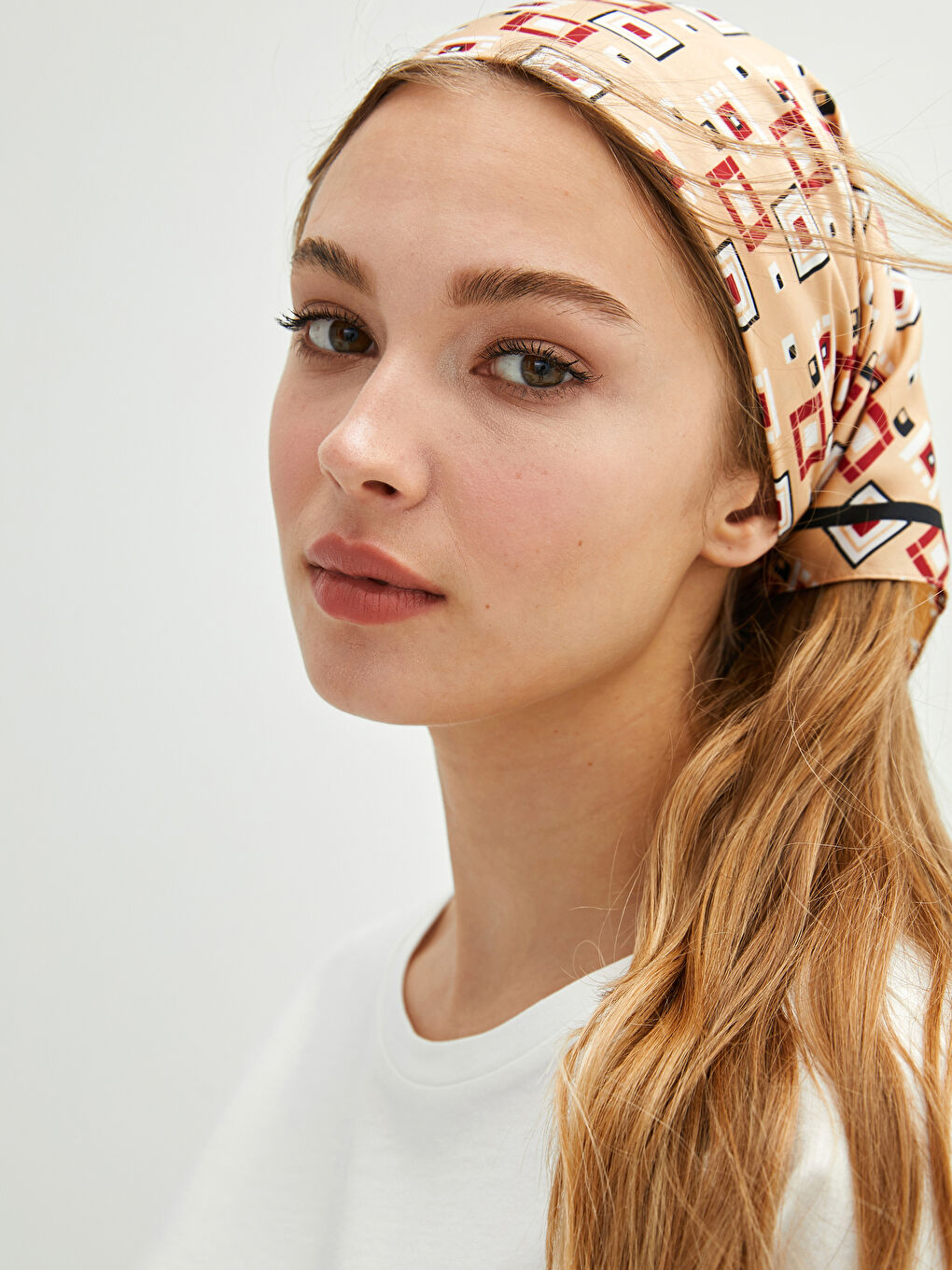 Bandană din Satin Imprimat pentru Femei