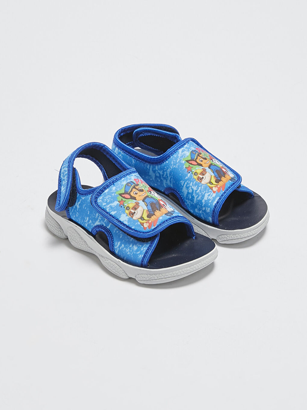 Mavi Paw Patrol Lisanslı Cırt Cırtlı Erkek Çocuk Sandalet
