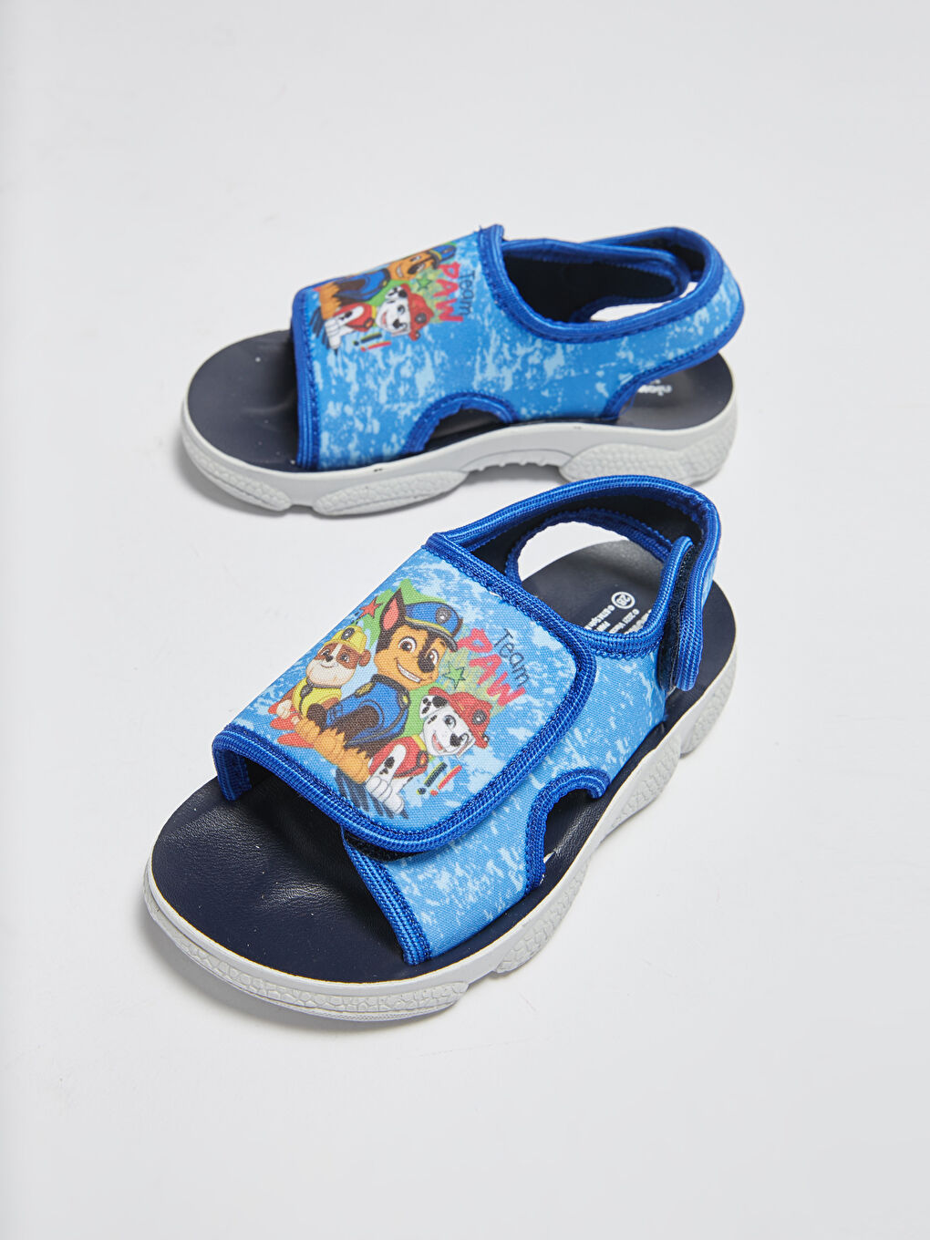 Mavi Paw Patrol Lisanslı Cırt Cırtlı Erkek Çocuk Sandalet-2