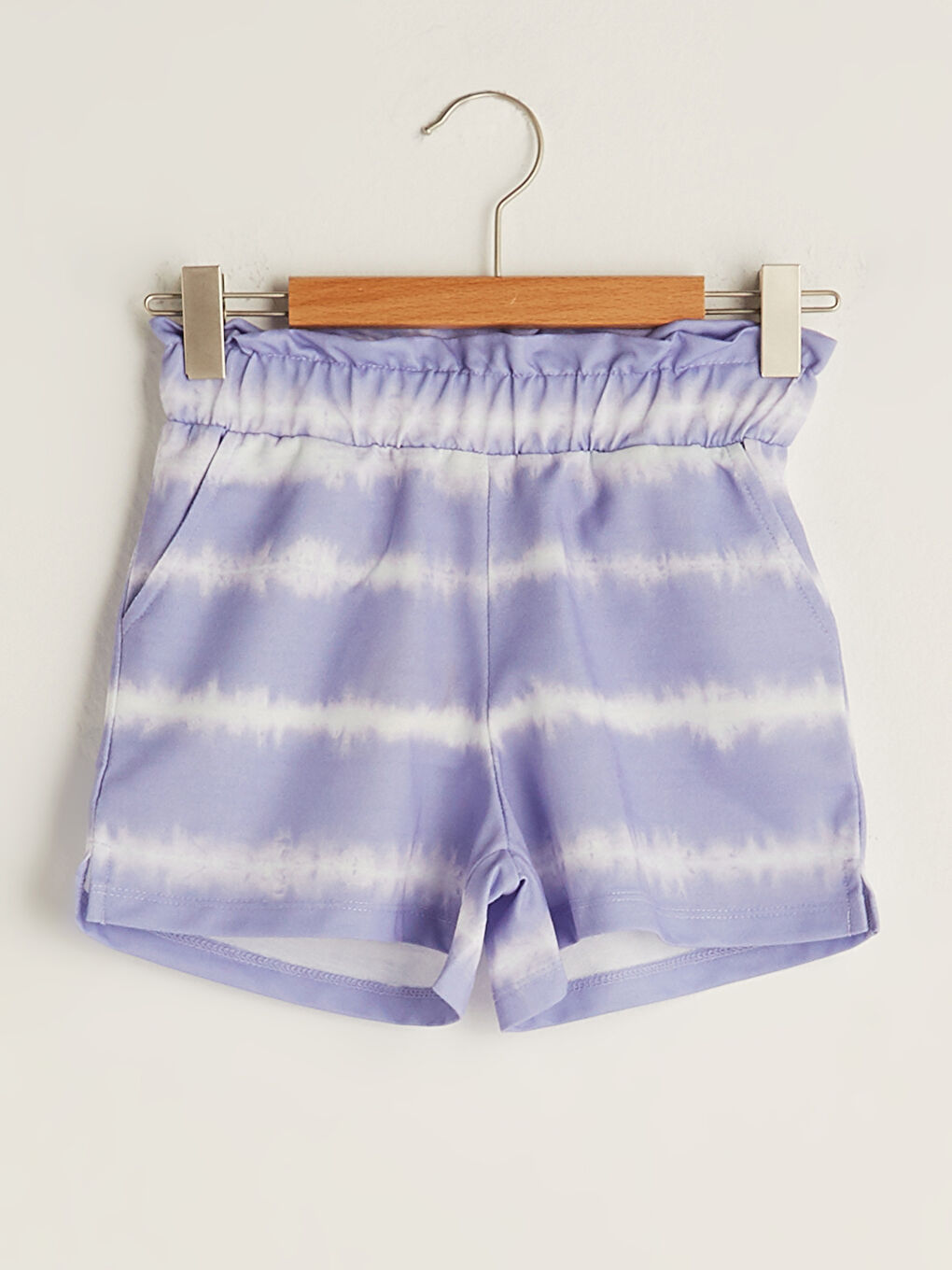 Elasticated Waist Tie-Dye Patterned Girls' Shorts