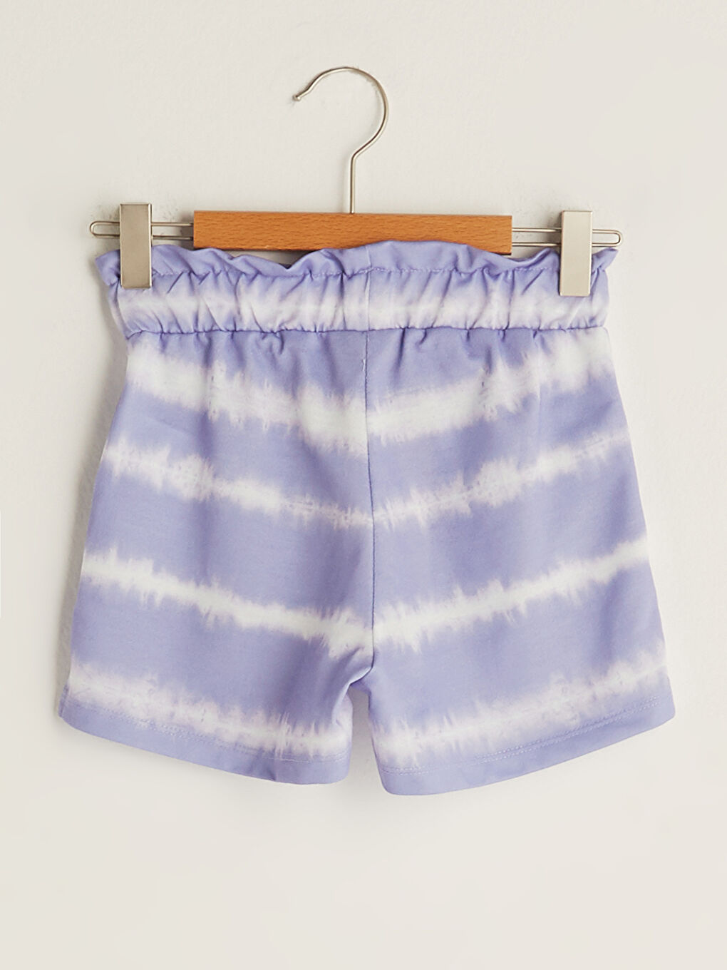 Elasticated Waist Tie-Dye Patterned Girls' Shorts-1