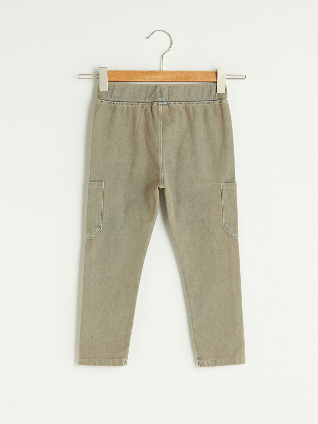 Haki Beli Lastikli Basic Erkek Bebek Eşofman Alt-1