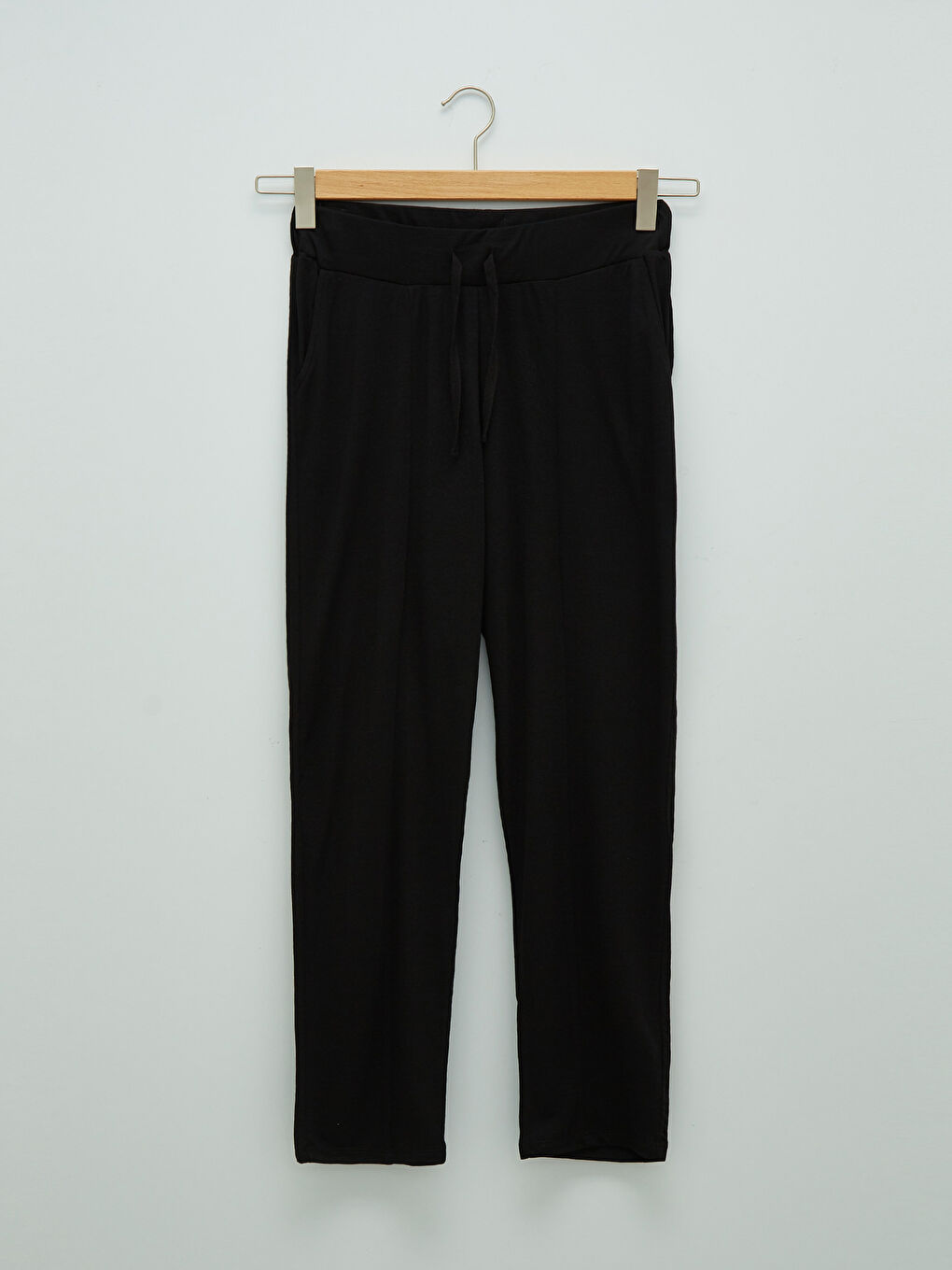 Elastic Waist Regular Pocket Detailed Women's Sweatpants-5