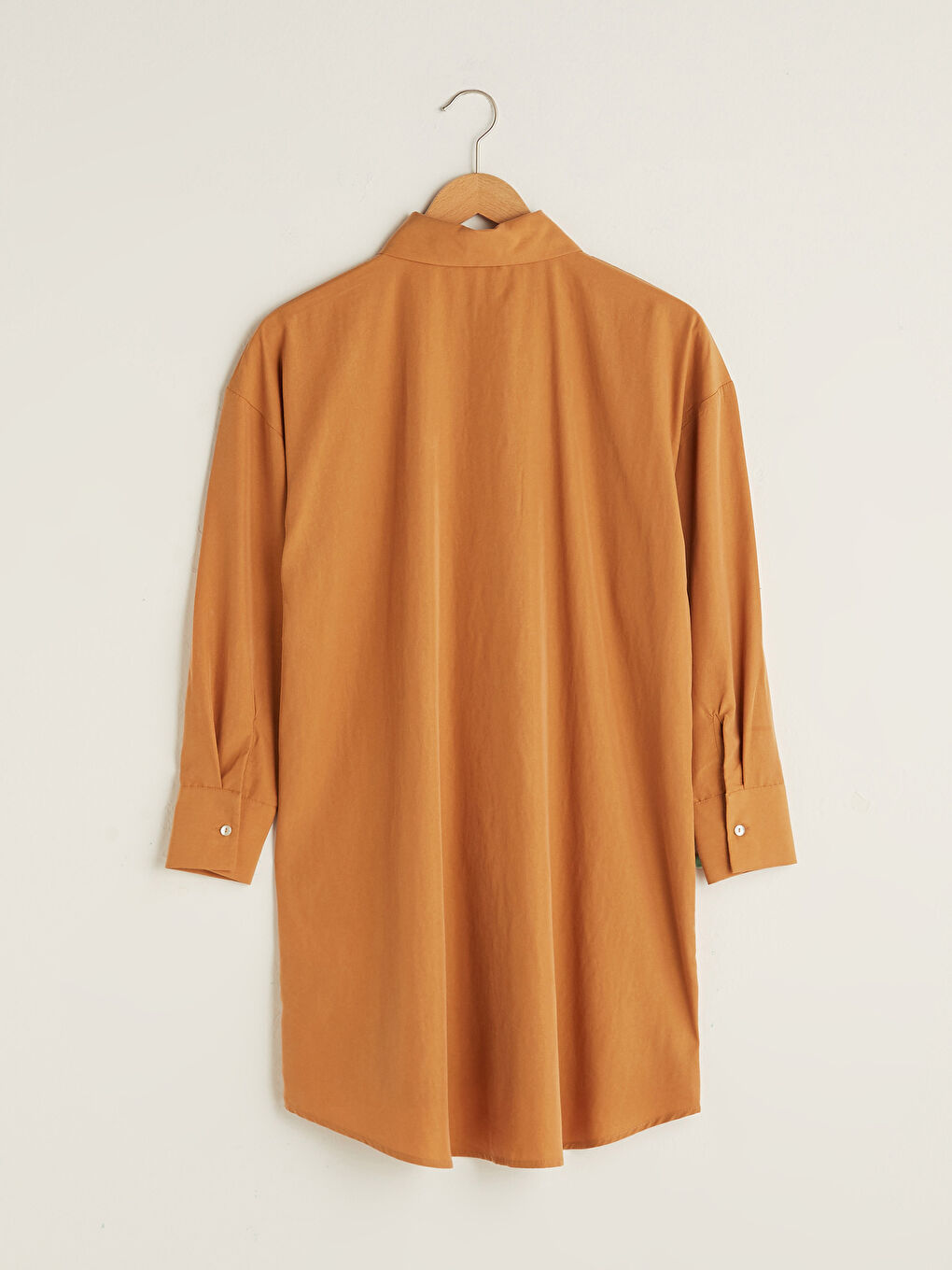 قميص تونيك للسيدات كم طويل سادة-6