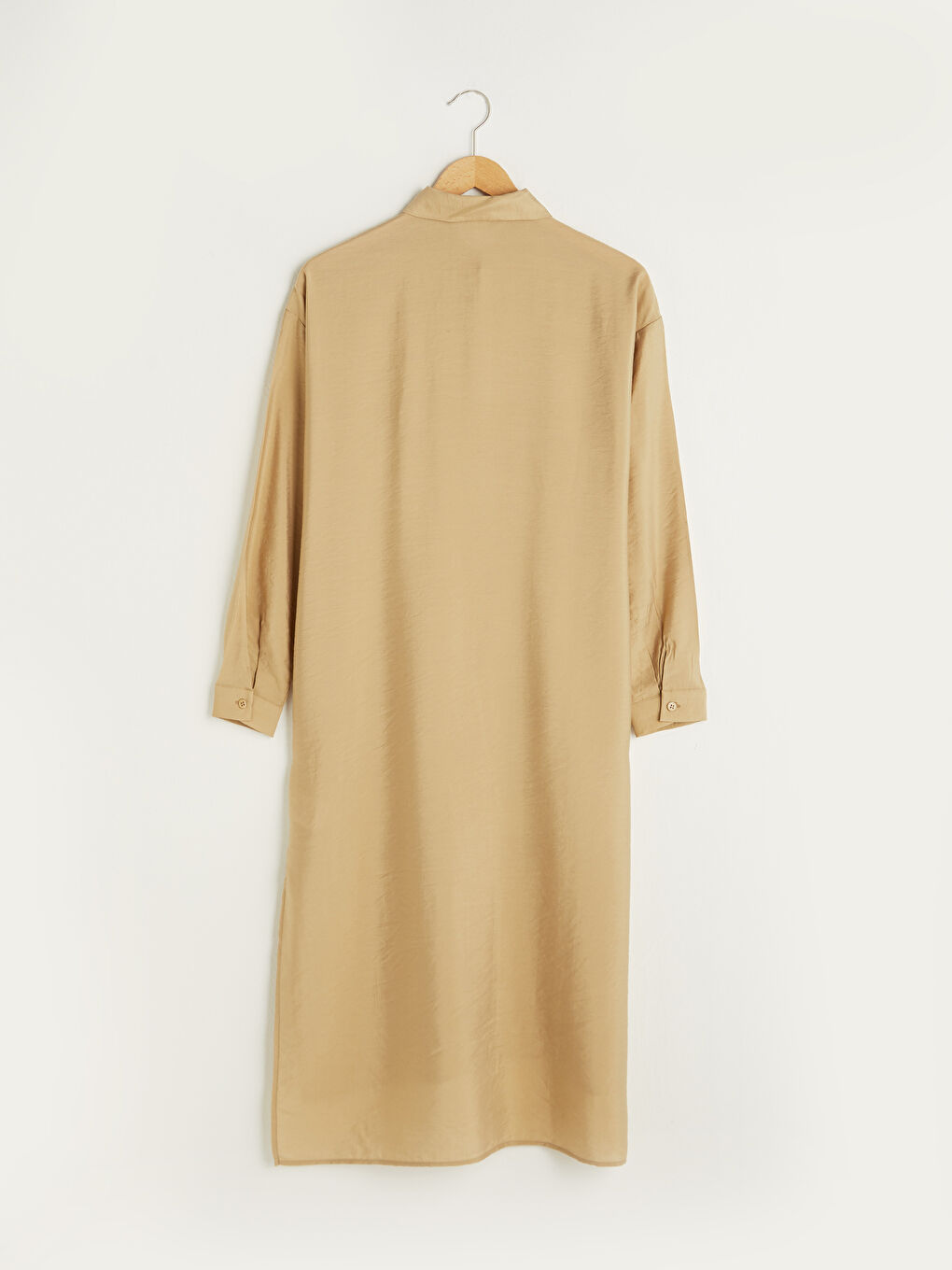 قميص تونيك للسيدات بأكمام طويلة وتفاصيل جيب-5