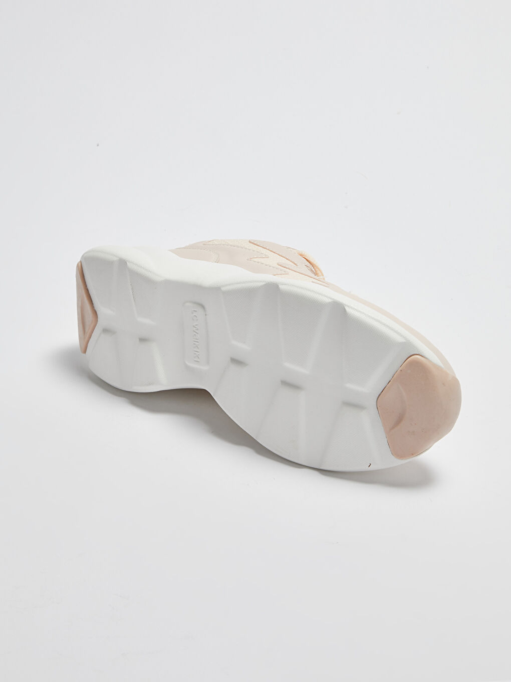 Pembe Bağcıklı Kalın Taban Kadın Spor Ayakkabı-3