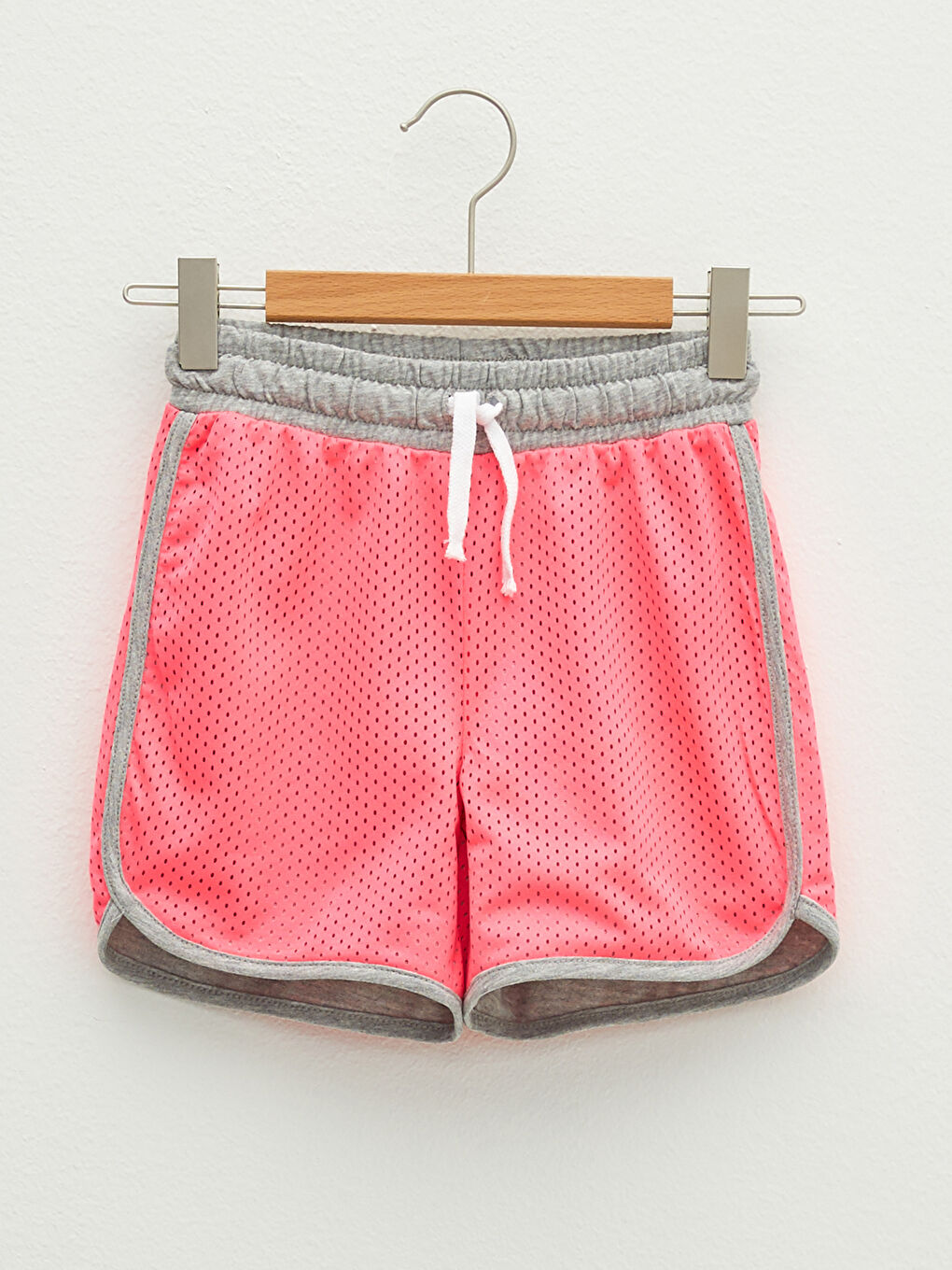 Girls' Patterned Shorts with Elastic Waist