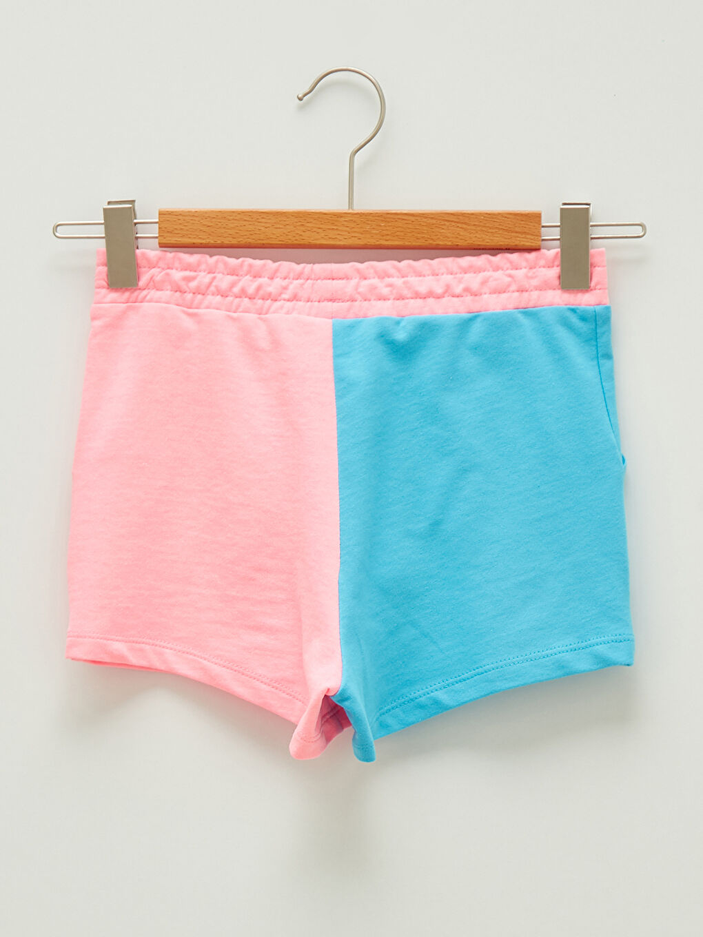 LCW Kids Girls' Color Block Shorts with Elastic Waist -S1IU63Z4-MRM