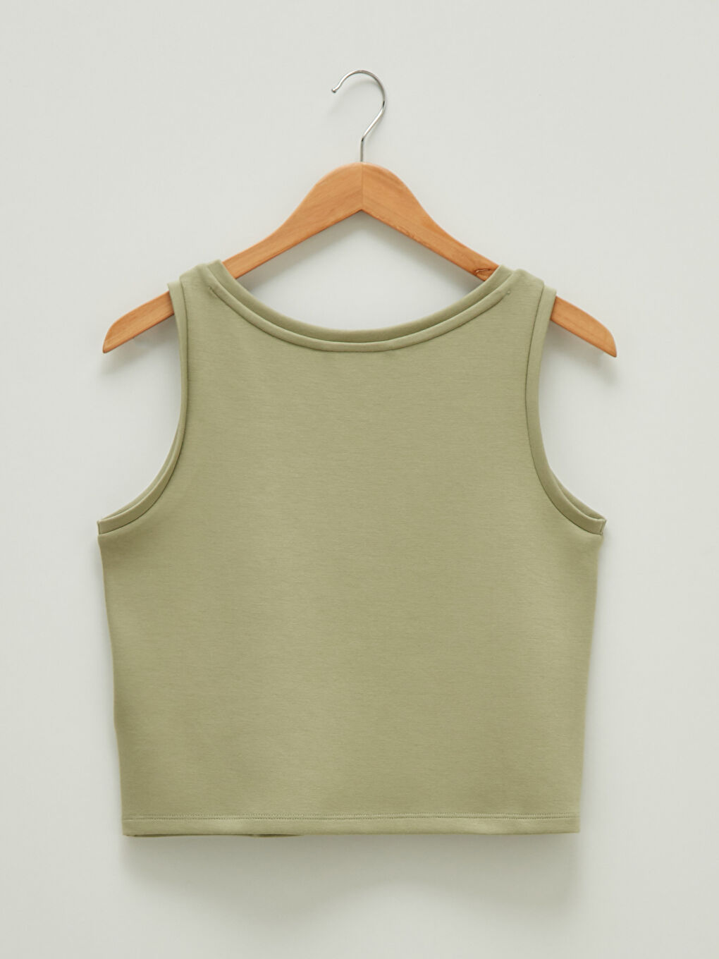 LCW Vision Women's Crew Neck Plain Tank Top -S1IV06Z8-GHY