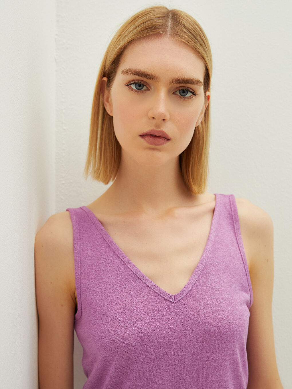 Female V-Neck Strapped Straight Athlete-2