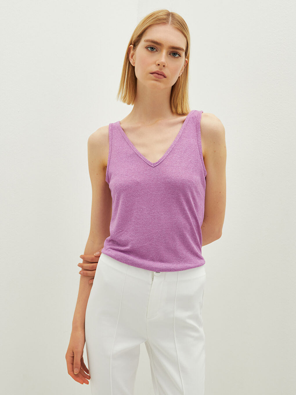 Female V-Neck Strapped Straight Athlete-4