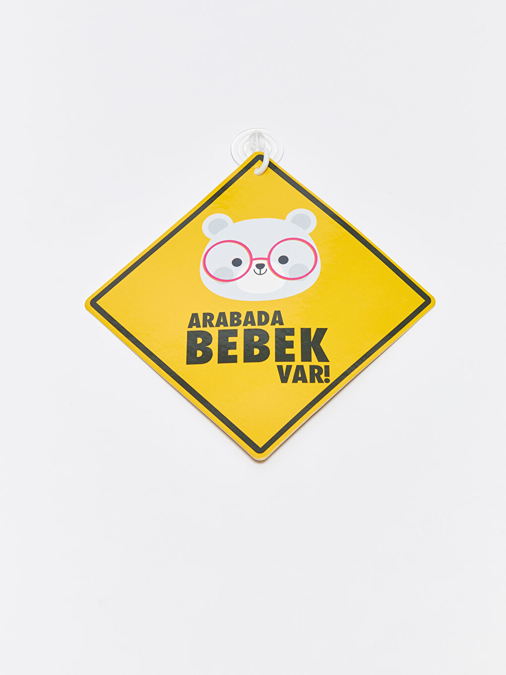 فيه بيبي بـ قاعدة شفط - علامة تحذير