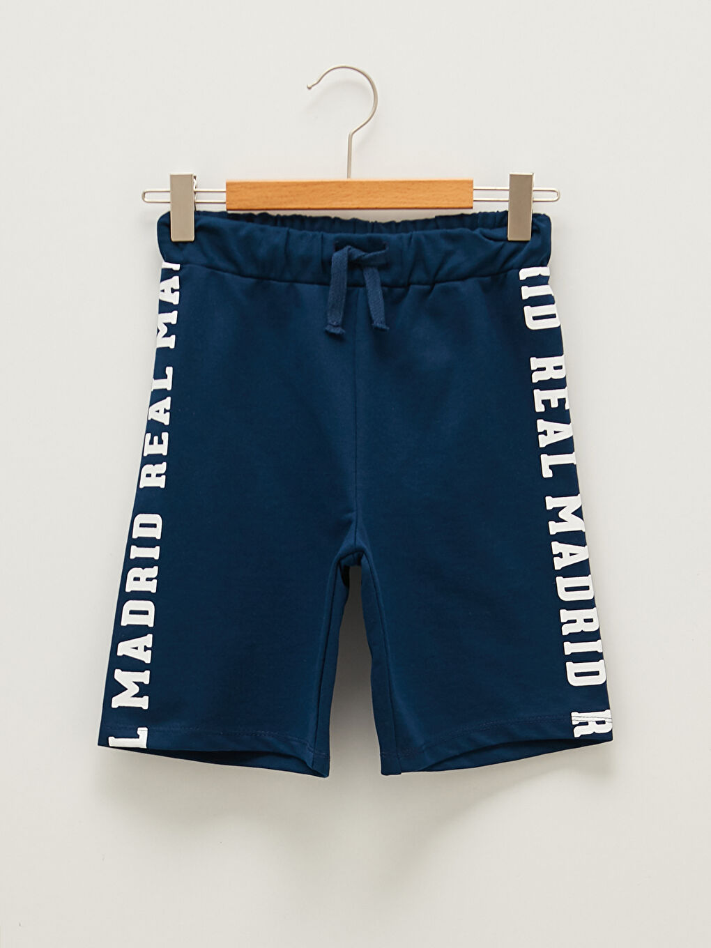 Elastic Waist Real Madrid Printed Boys' Shorts