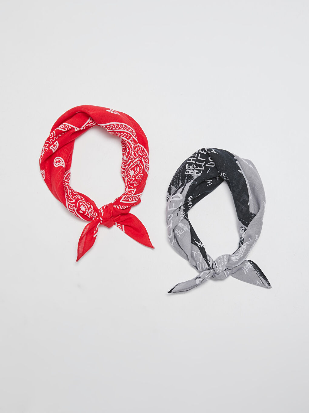 Karışık Desenli Erkek Bandana 2'li-5