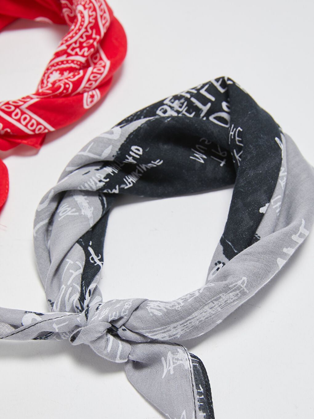 Karışık Desenli Erkek Bandana 2'li-8