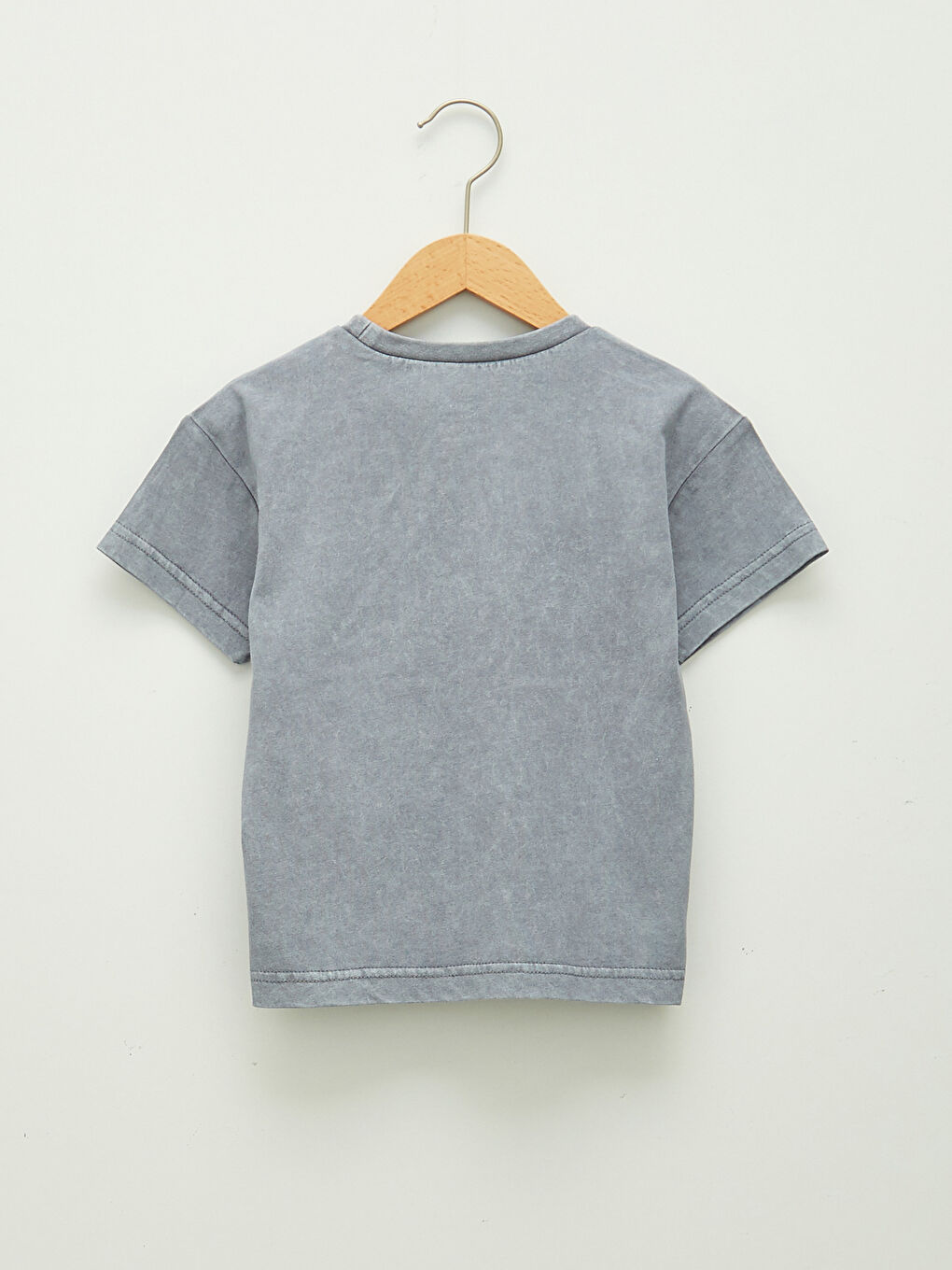 Crew Neck Short Sleeve Mickey Mouse Printed Baby Boys' T-Shirt-1