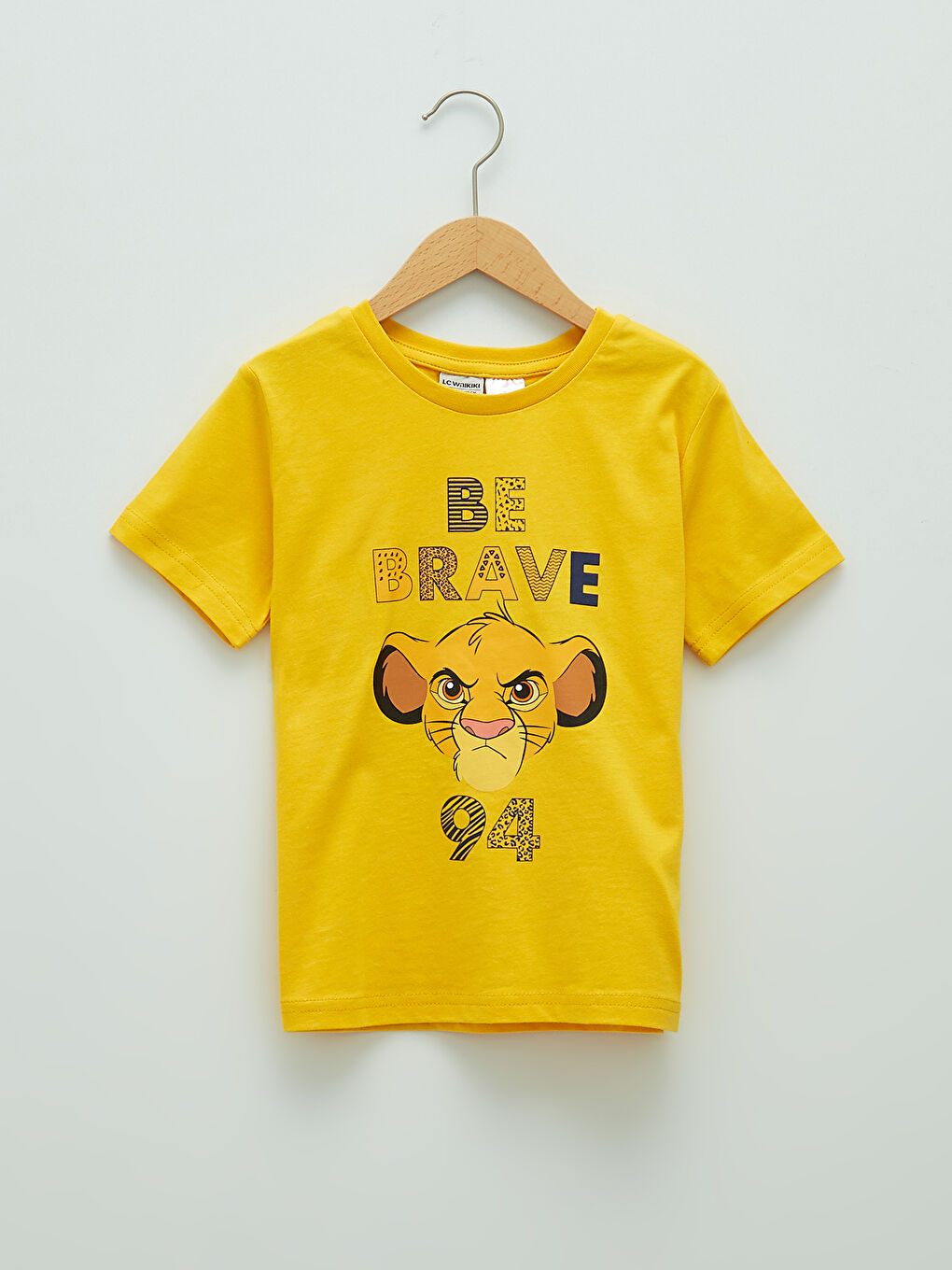 Tricou Băieți Guler Rotund The Lion King Imprimat Mânecă Scurtă