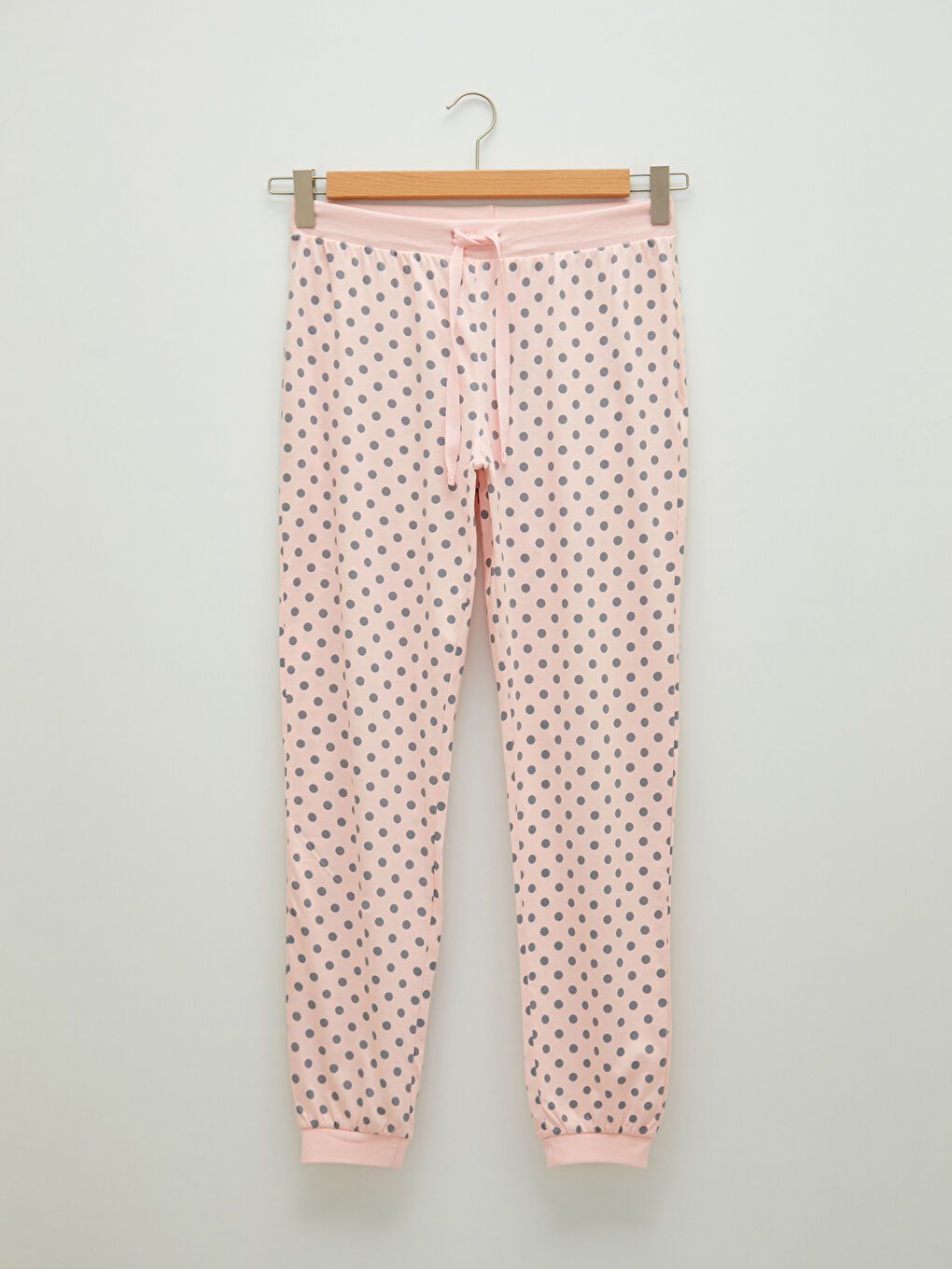 Bas de pyjama en coton à pois à taille élastique pour Femmes-5