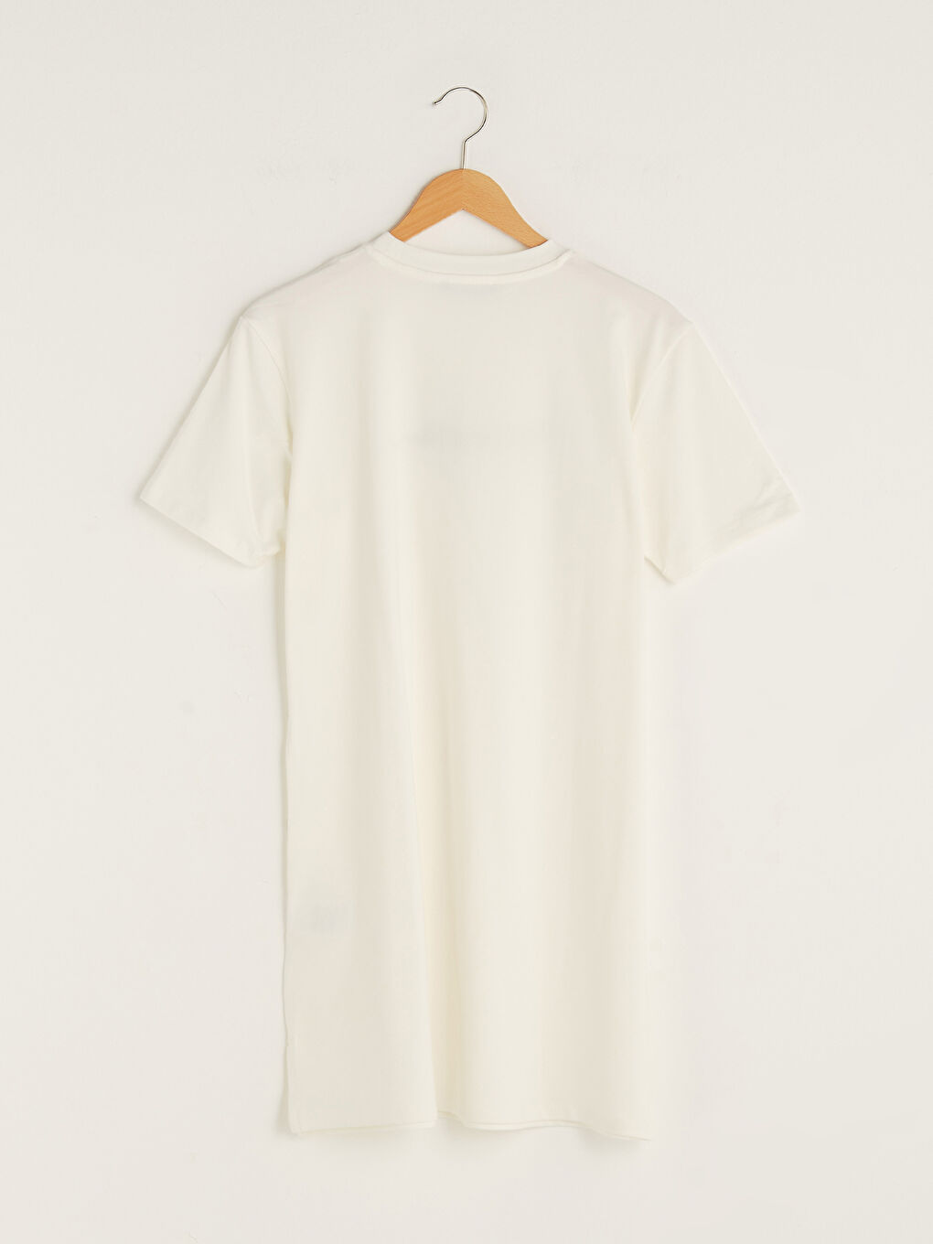 Crew Neck Embroidered Short Sleeve Cotton Women's Tunic-6