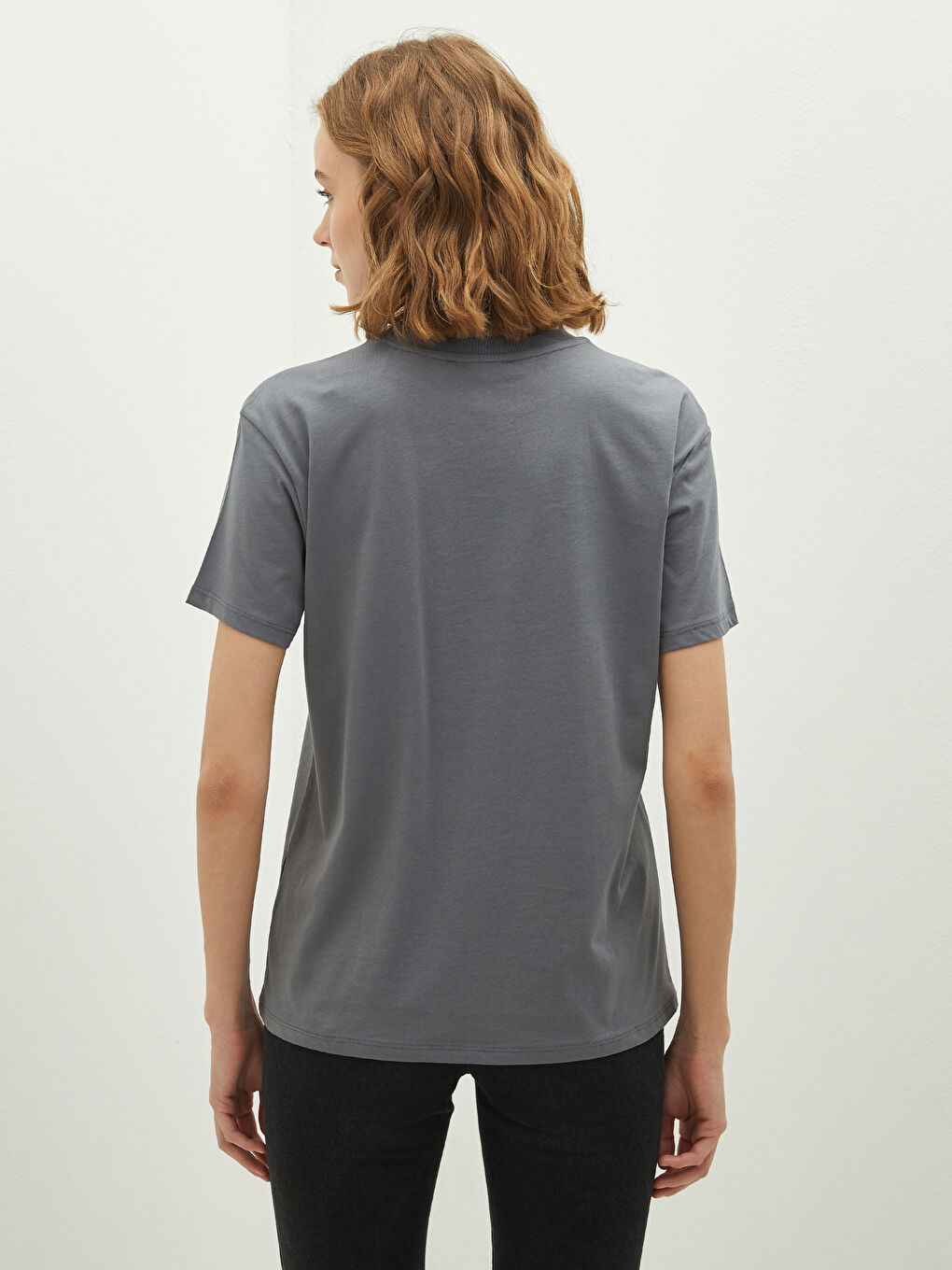 Crew Neck Stranger Things Printed Short Sleeve Women's T-Shirt-6