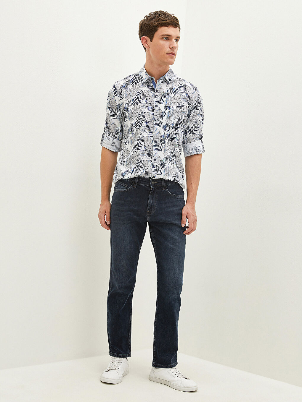 İndigo 790 Rahat Kalıp Erkek Jean Pantolon-1