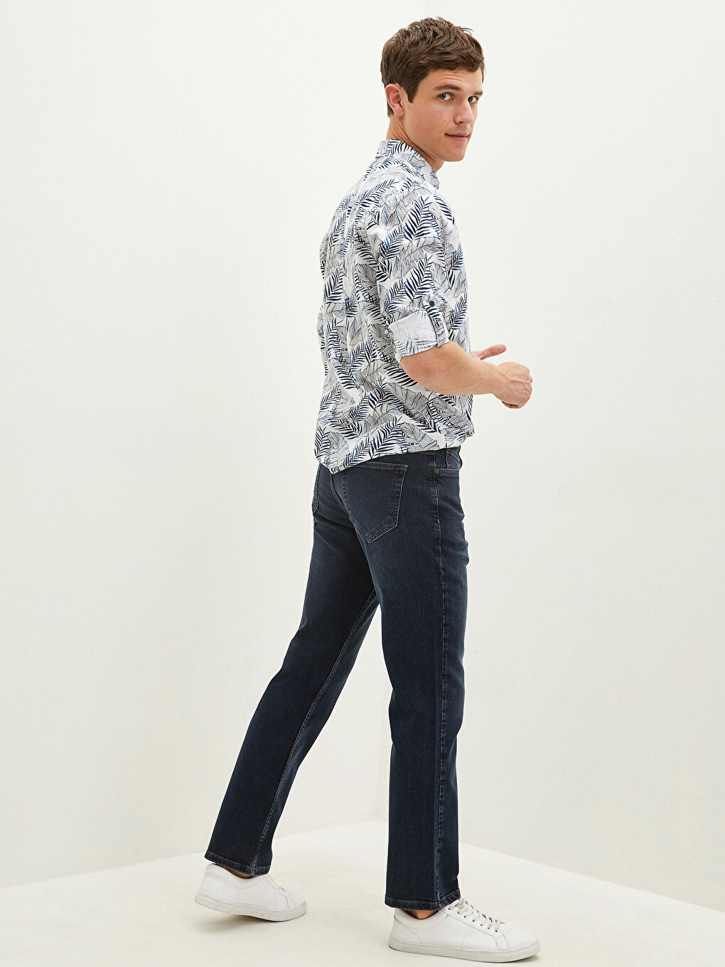 İndigo 790 Rahat Kalıp Erkek Jean Pantolon-4