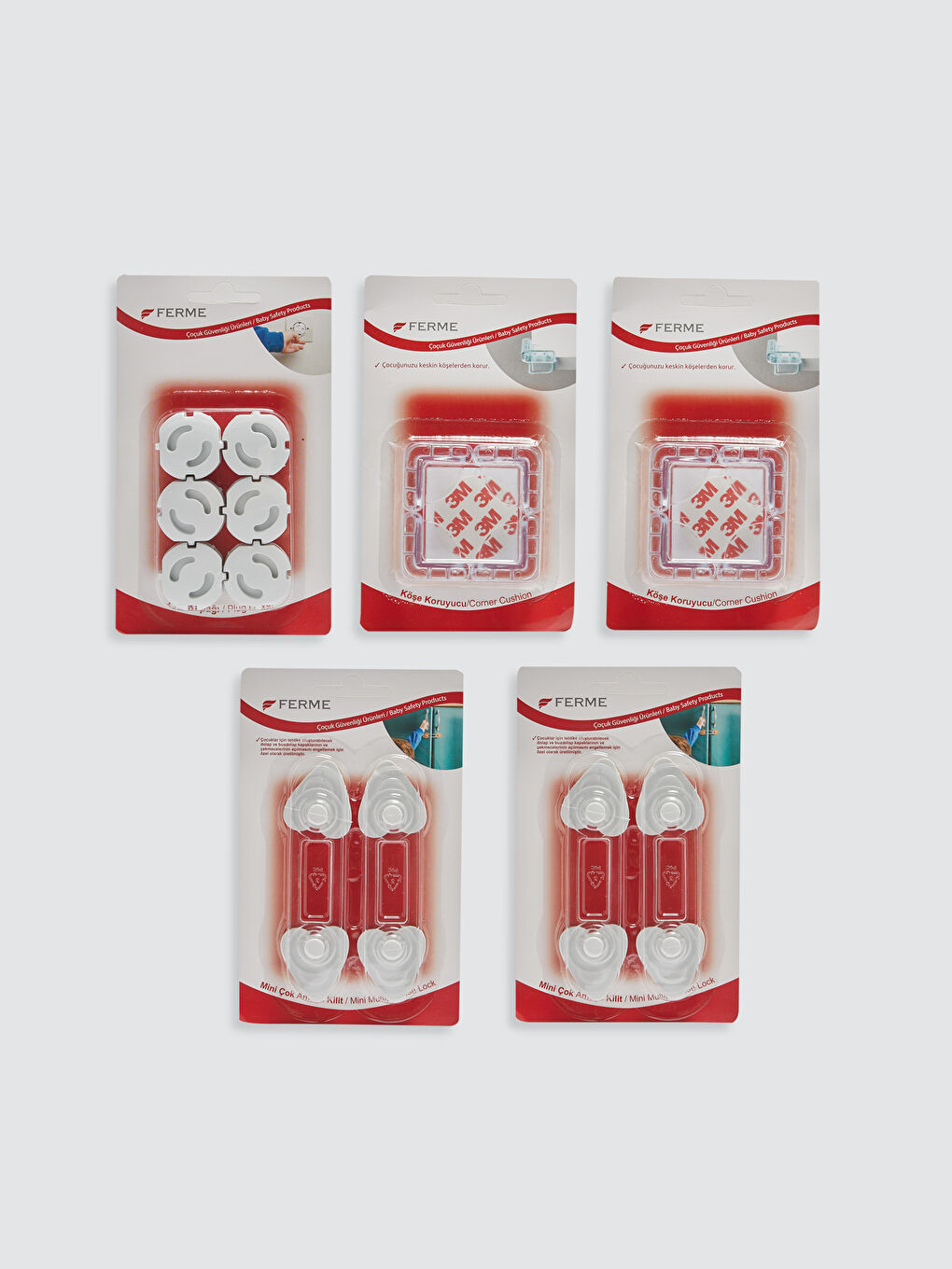 طقم قفل أمان للأطفال 5 قطع