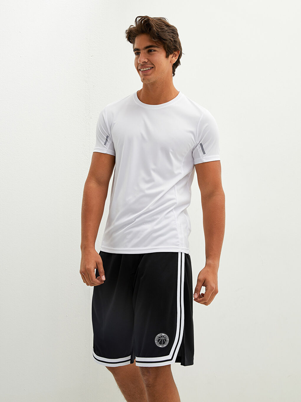 Standard Pattern Printed Active Sports Men's Shorts-1