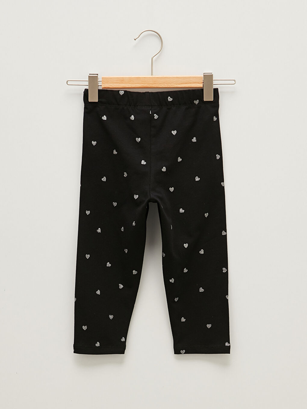 Girls' Printed 3/4 Length Leggings with Elastic Waist-1