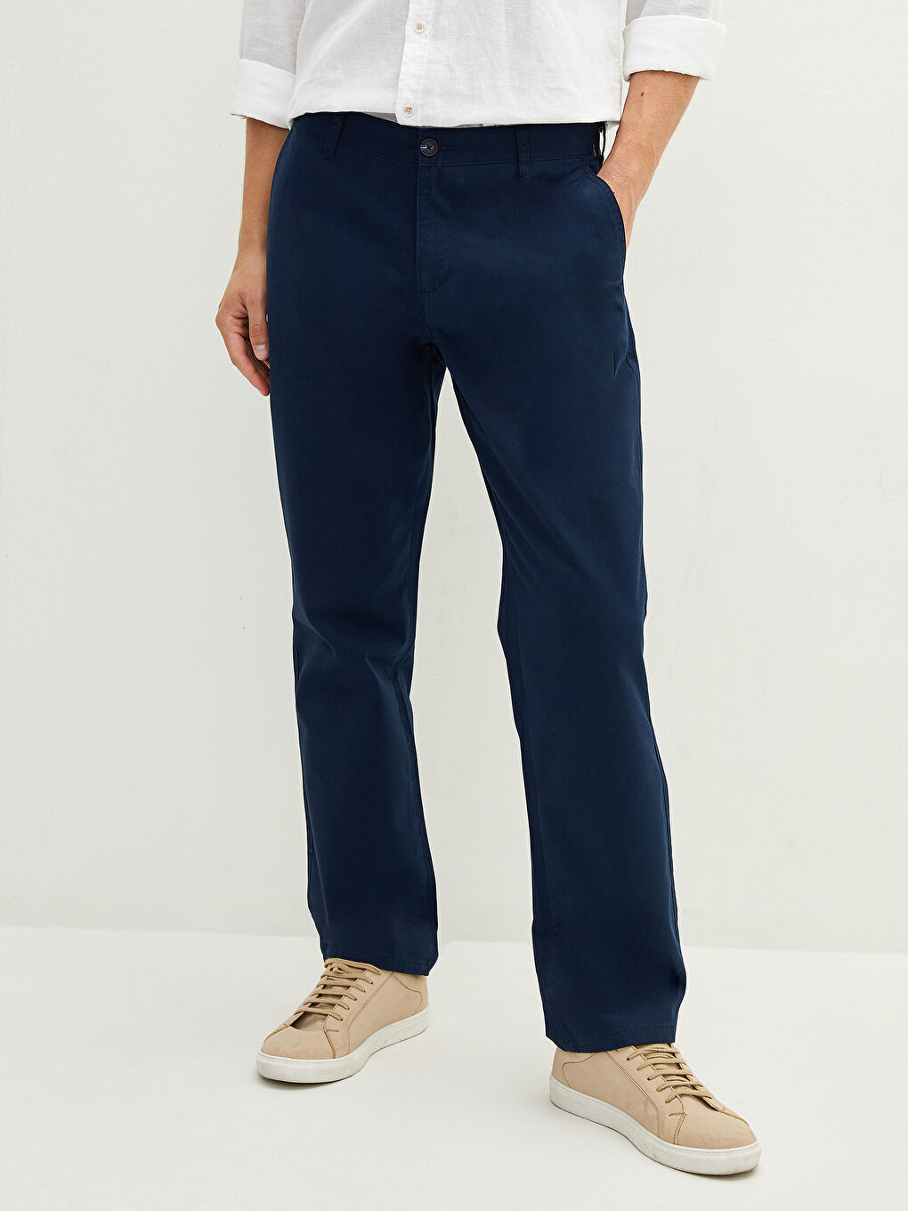 Normal Fit Men's Chino Trousers-3