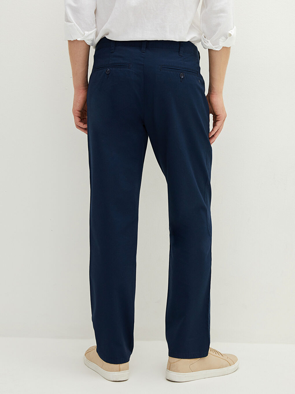 Normal Fit Men's Chino Trousers-4