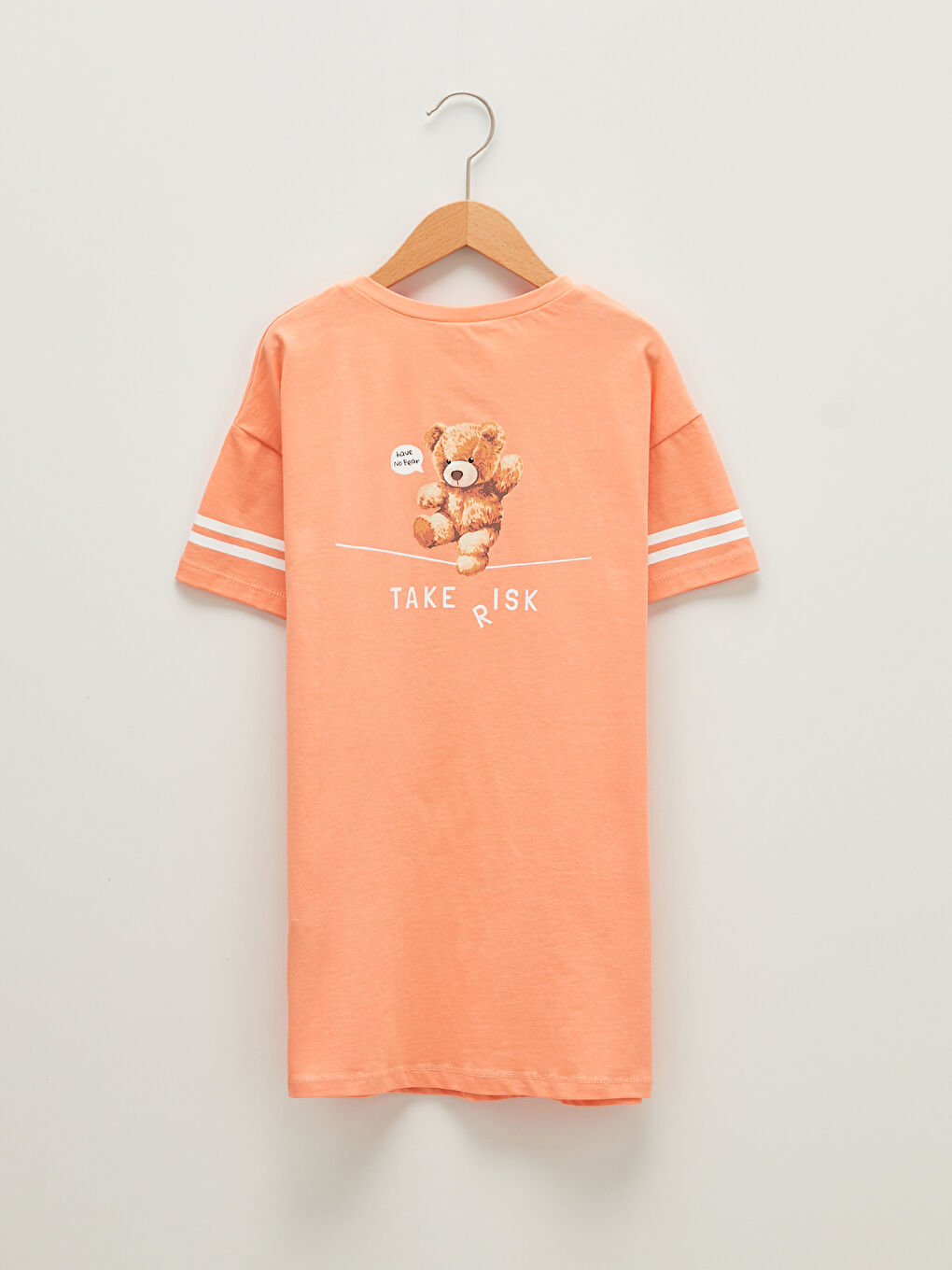 Crew Neck Printed Short Sleeve Cotton Girl Dress -S1JB64Z4-FNG