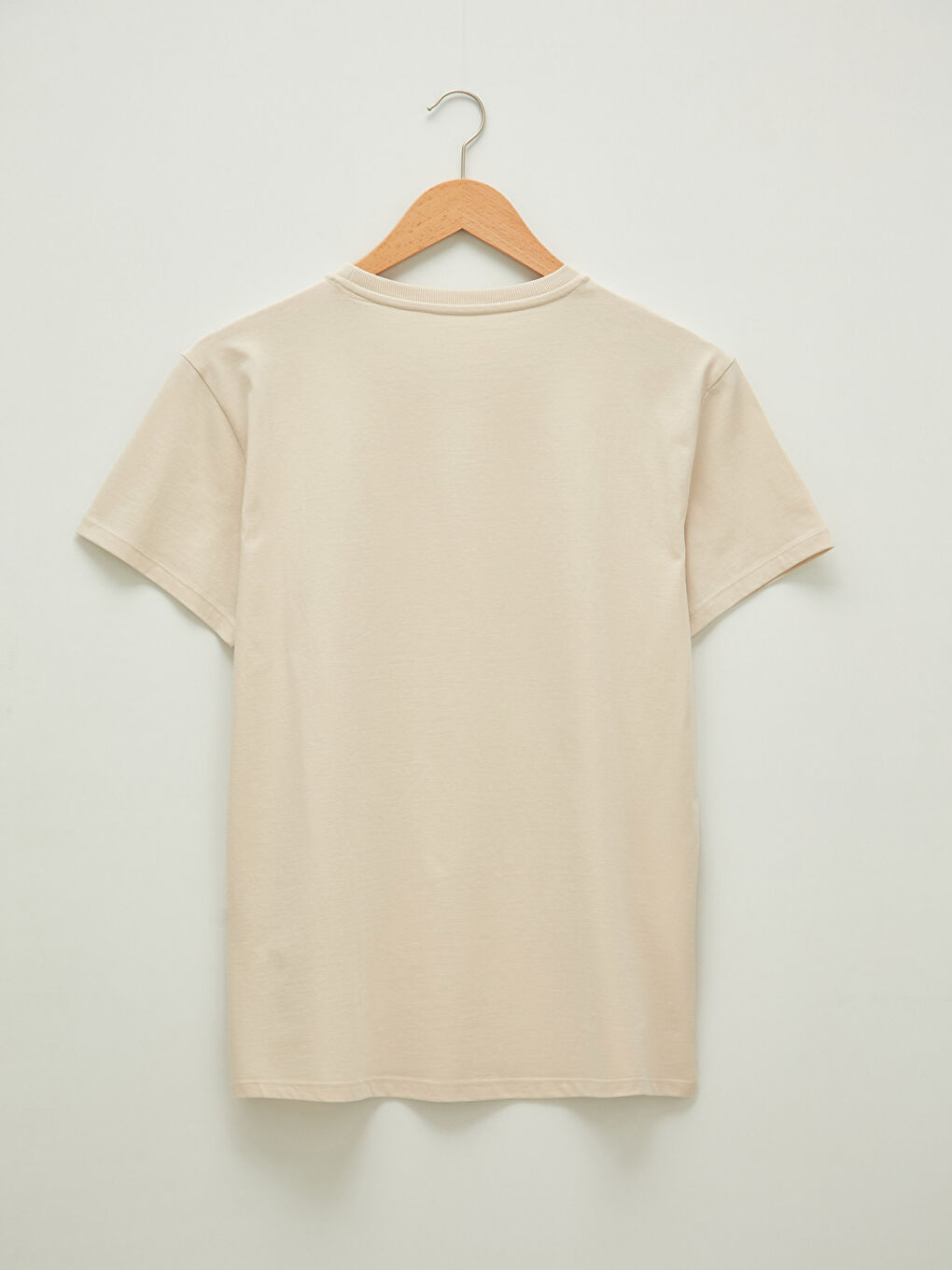 Bisiklet Yaka Kısa Kollu Baskılı Penye Erkek Tişört-7