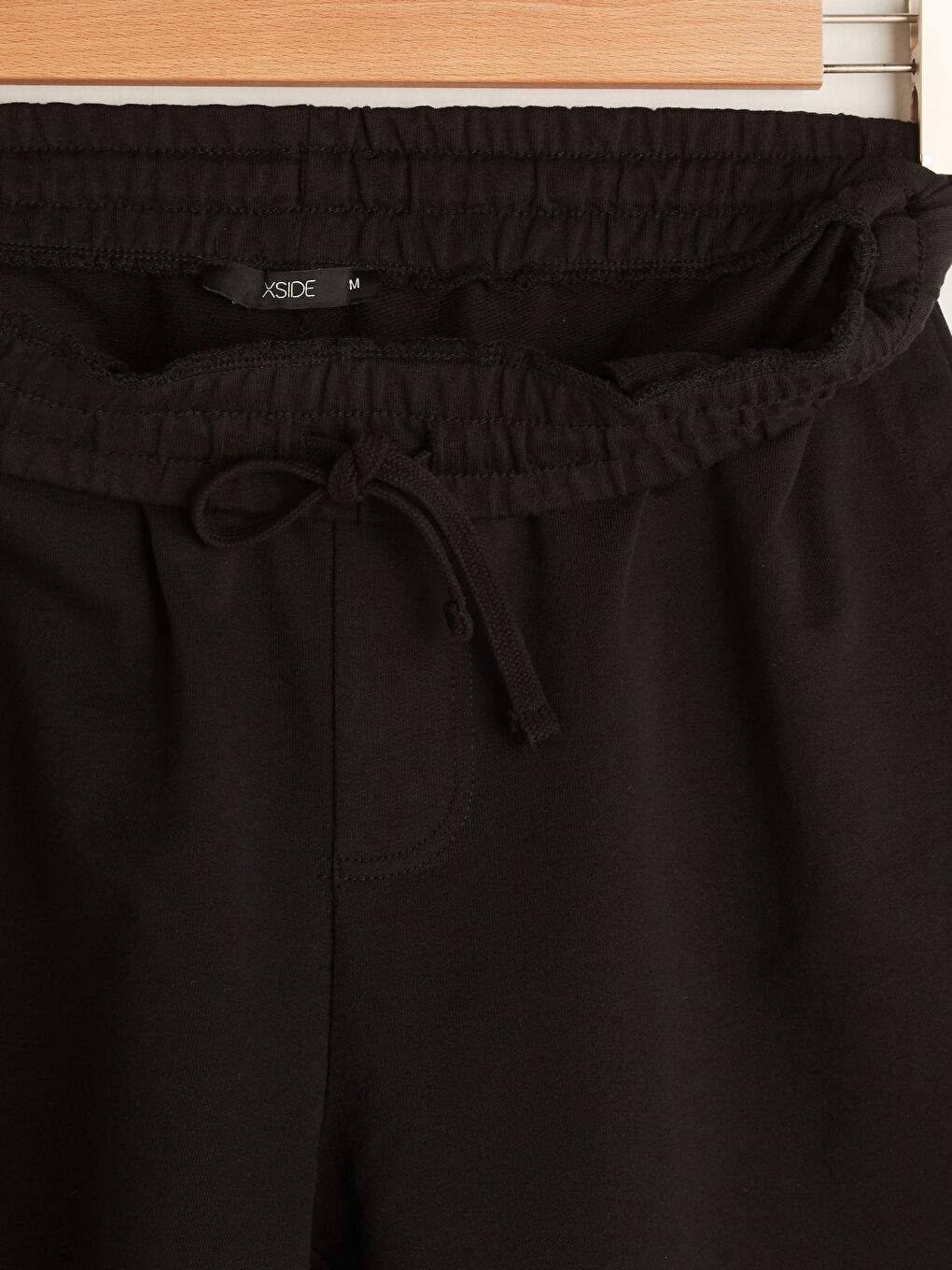 Siyah Standart Kalıp Erkek Aktif Spor Şort-7