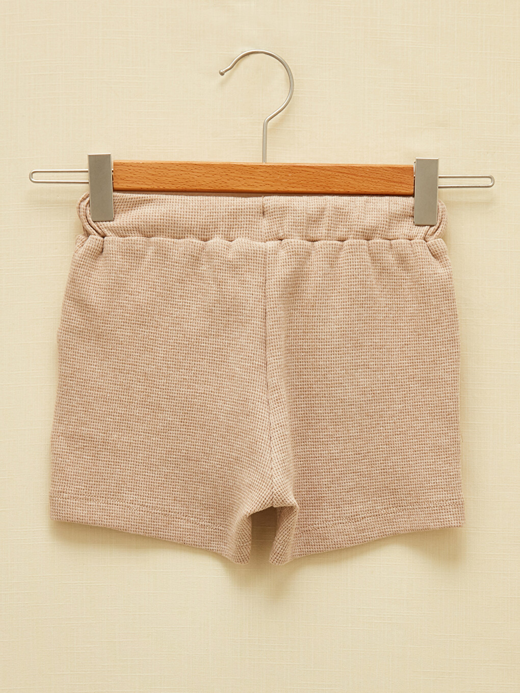 Basic Cotton Baby Boy Shorts With Elastic Waist-1