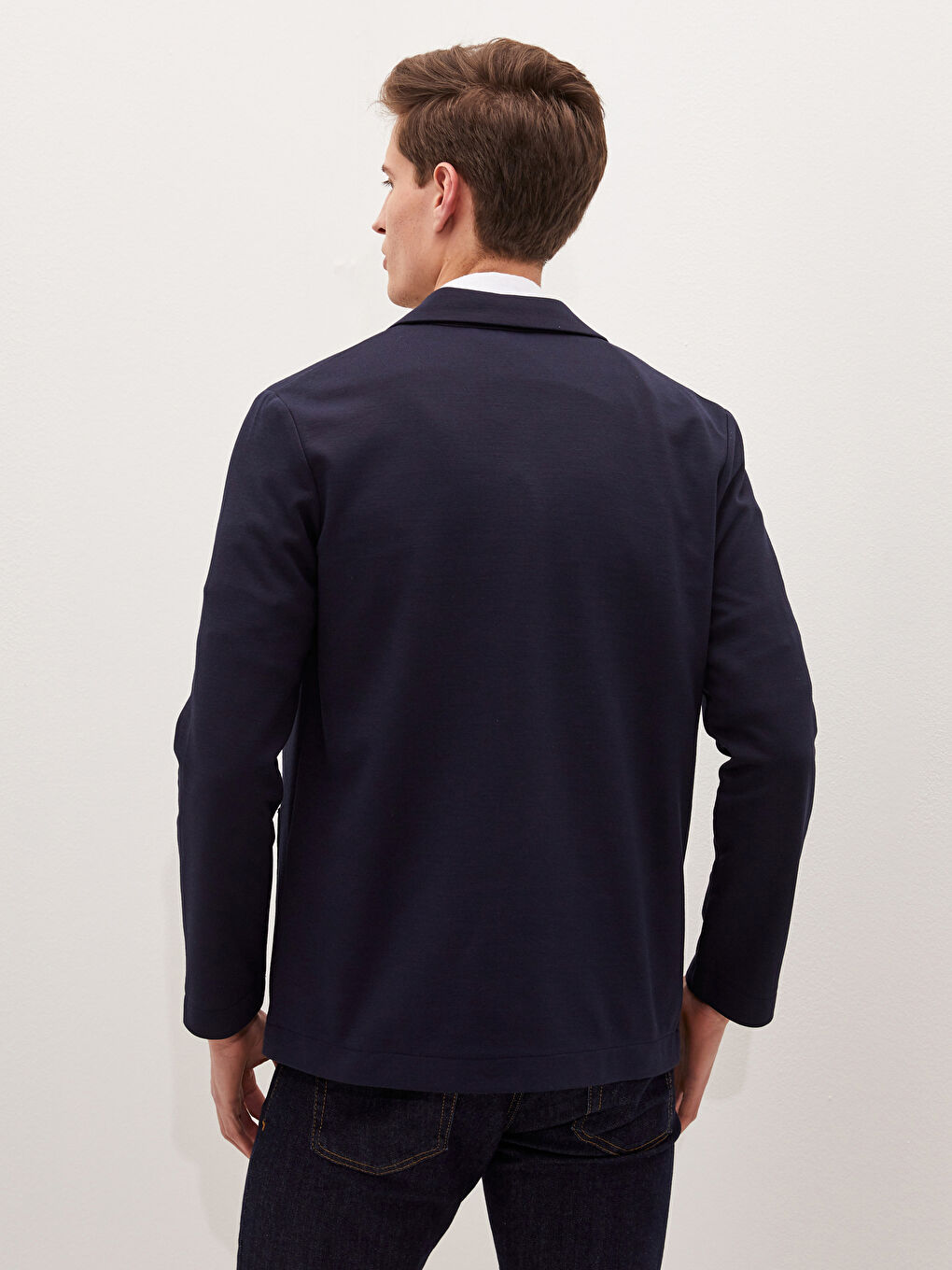 Standard Pattern Textured Men's Jacket-3