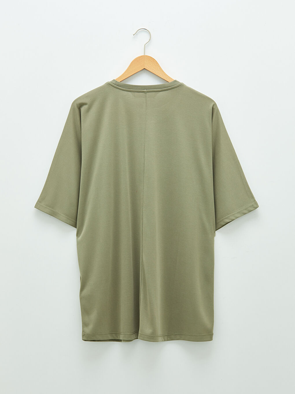 LCW DREAM Rundhalsausschnitt Schlicht Kurzarm Pyjama-Oberteil für Damen -S1JD50Z8-RME