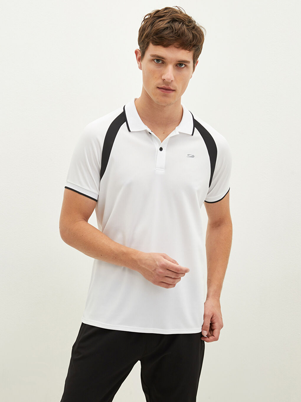 XSIDE ACTIVE Polo Neck Short Sleeve Active Sports Men's T-Shirt -S1JE13Z8-FFB