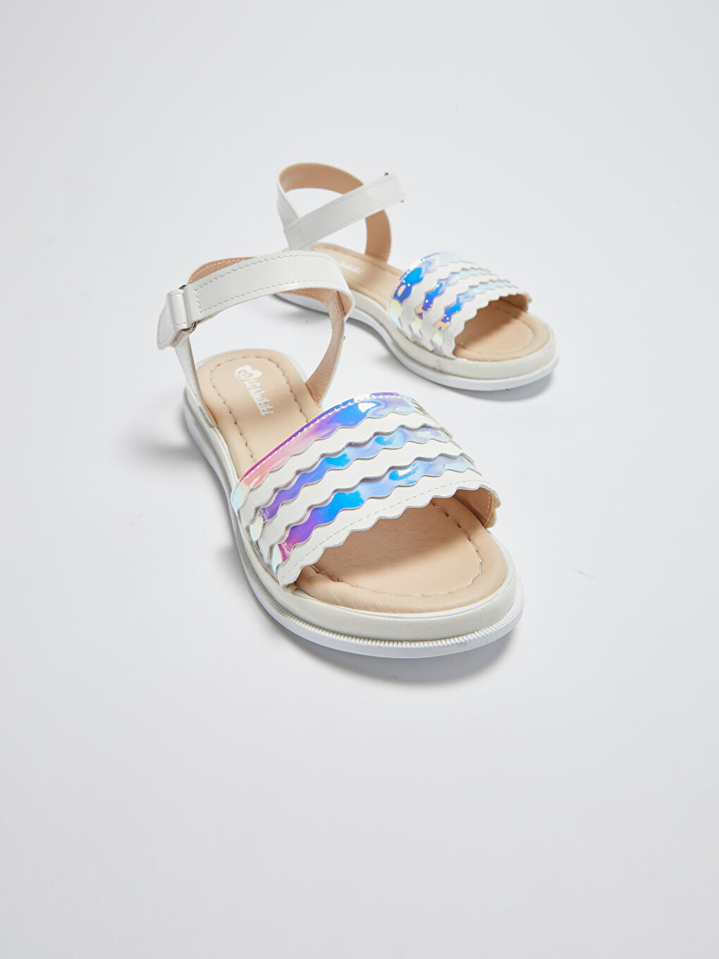 صنادل البنات بلصق الفيلكرو-2