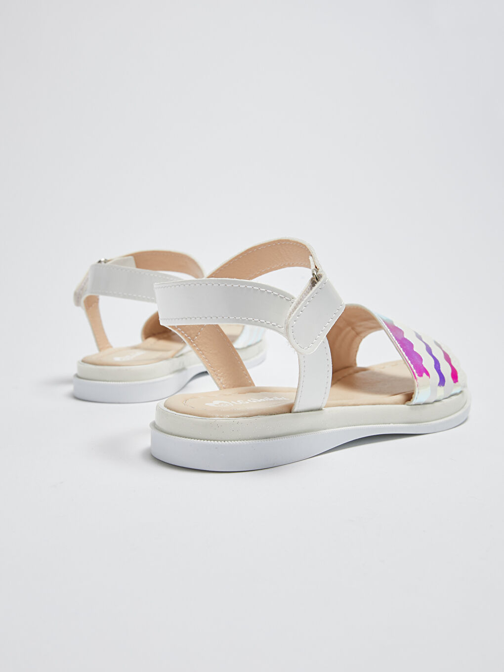 صنادل البنات بلصق الفيلكرو-4