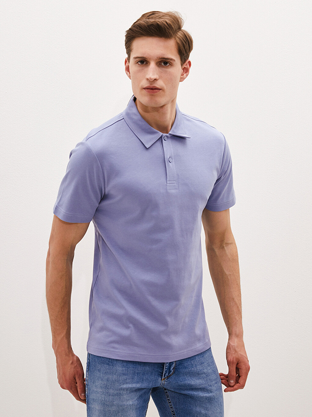 T-shirt Homme Col Polo Manches Courtes
