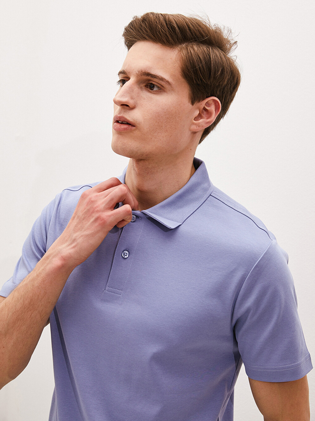 T-shirt Homme Col Polo Manches Courtes-1
