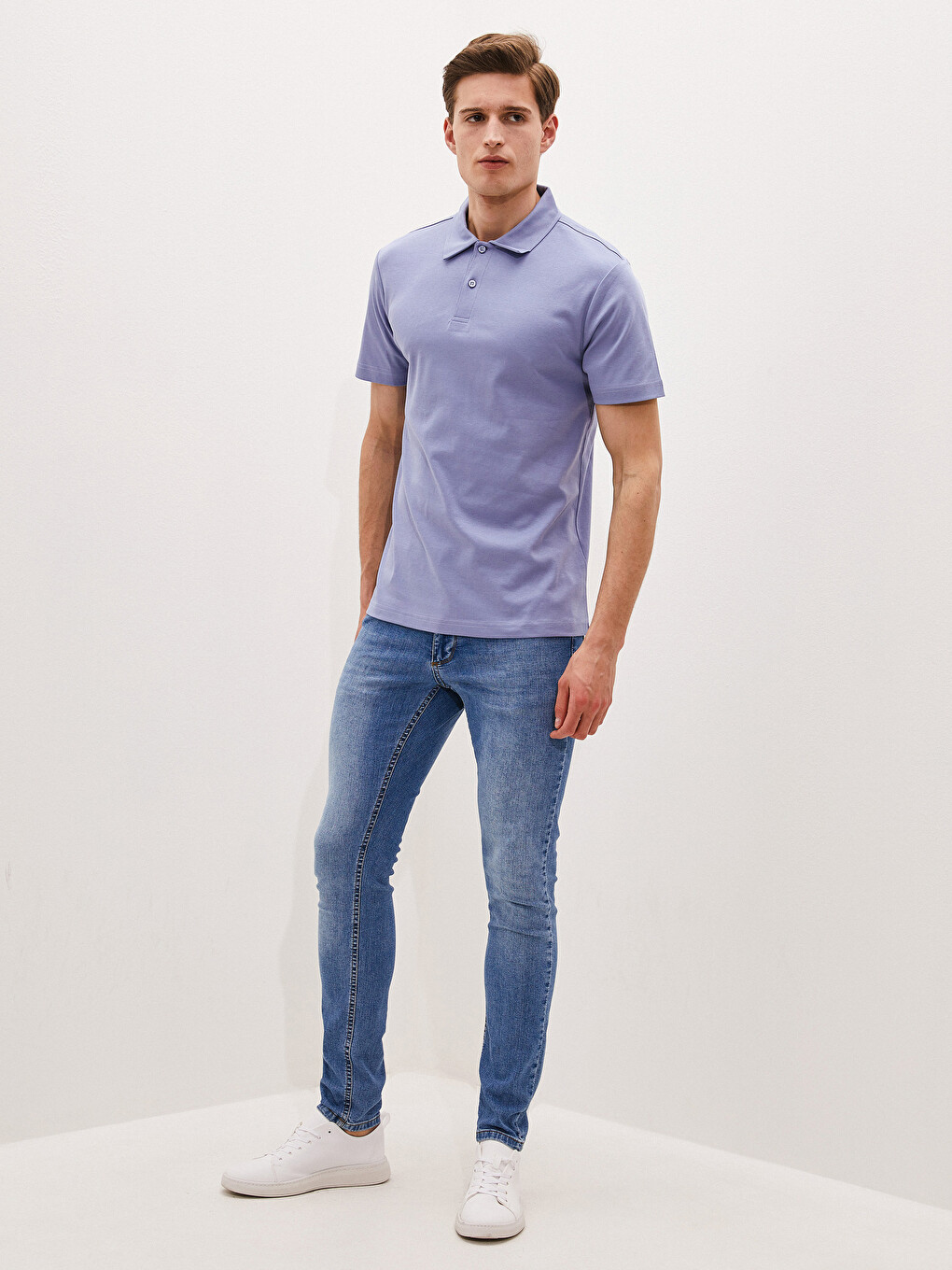 T-shirt Homme Col Polo Manches Courtes-2