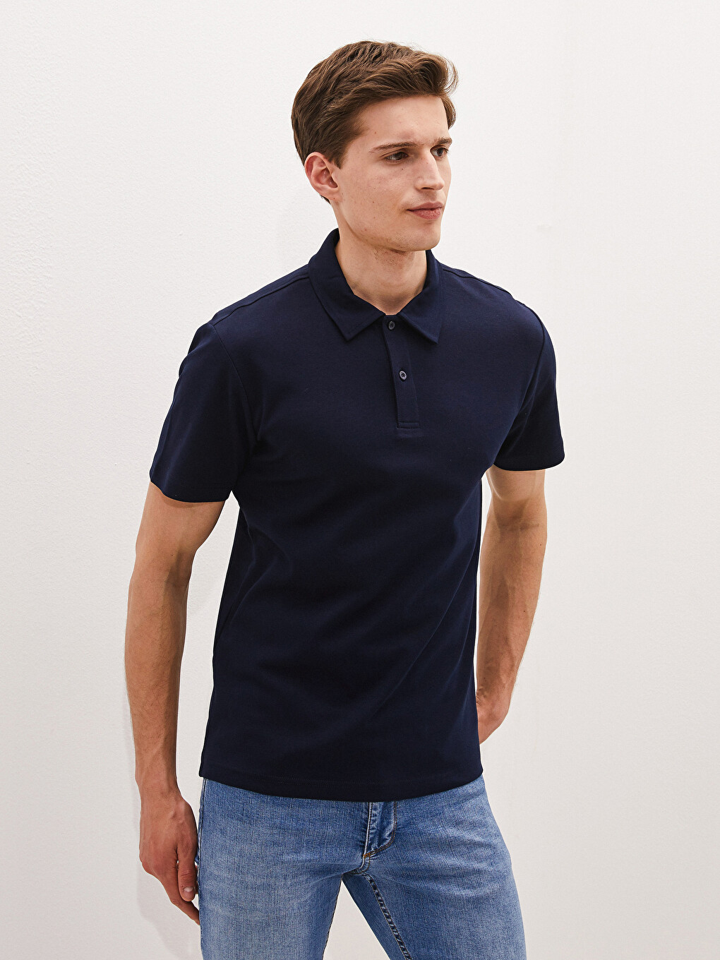T-shirt Homme Col Polo Manches Courtes