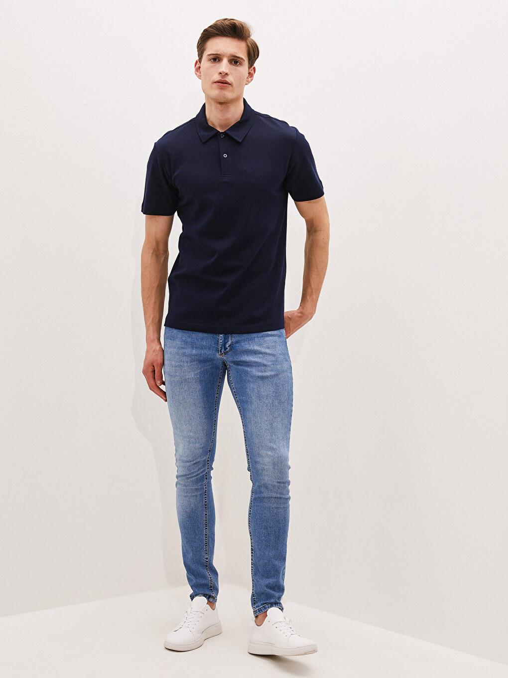 T-shirt Homme Col Polo Manches Courtes-3