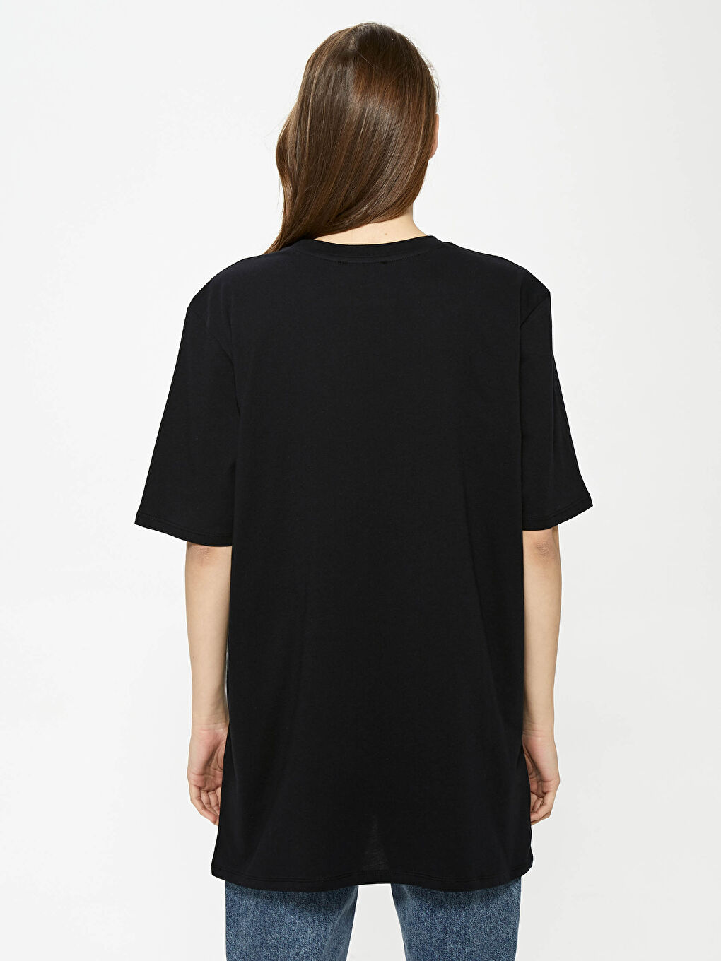 2-piece Crew Neck Straight Short Sleeve Women's Tunic-16